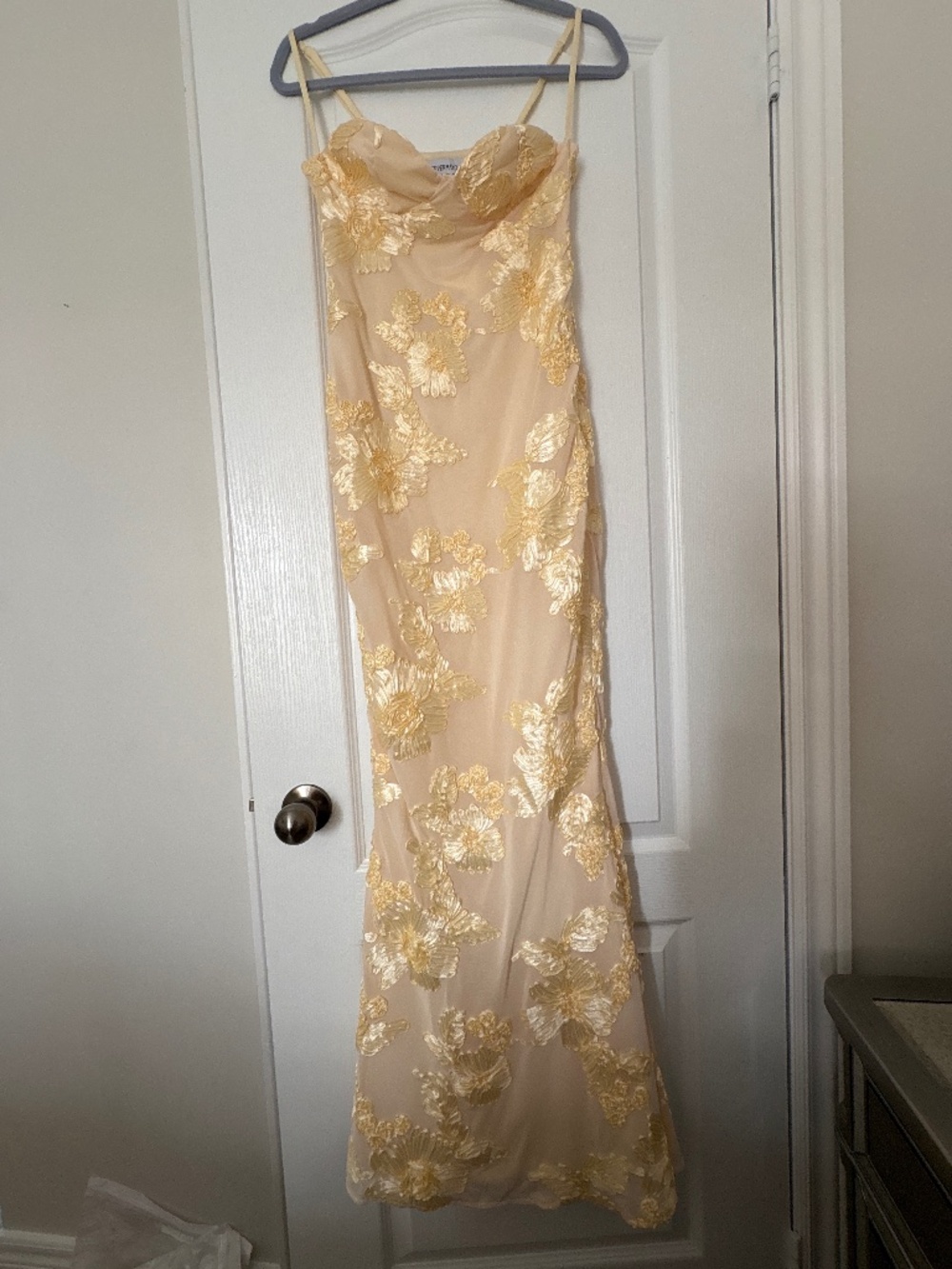 Peppermayo butter yellow maxi dress- never worn